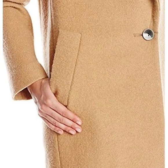 Kensie Wool-Blend Cocoon Coat - Picture 5 of 13